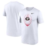 Georgia Nike Legend Football Icon Tee